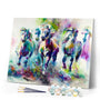 paint by numbers | Galloping Horses | advanced animals horses | FiguredArt