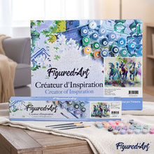 Load image into Gallery viewer, paint by numbers | Galloping Horses | advanced animals horses | FiguredArt