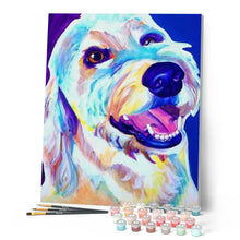 Load image into Gallery viewer, paint by numbers | Bright Dog | advanced animals dogs | FiguredArt