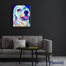Load image into Gallery viewer, paint by numbers | Bright Dog | advanced animals dogs | FiguredArt