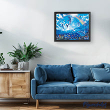 Load image into Gallery viewer, Dolphins and Fishes