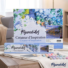 Load image into Gallery viewer, paint by numbers | Bellagio River | intermediate landscapes | FiguredArt