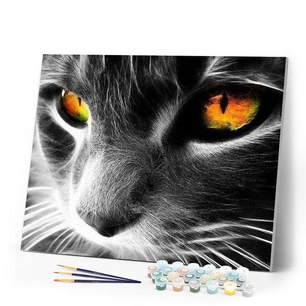 paint by numbers | Cat Eyes | advanced animals cats | FiguredArt