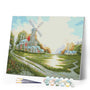 paint by numbers | Mill | easy landscapes | FiguredArt