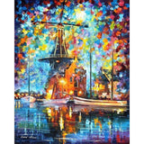 paint by numbers | Lake and Bright Colors | advanced landscapes | FiguredArt