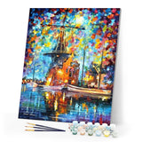 paint by numbers | Lake and Bright Colors | advanced landscapes | FiguredArt