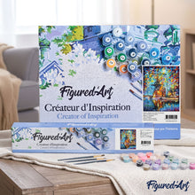 Load image into Gallery viewer, paint by numbers | Lake and Bright Colors | advanced landscapes | FiguredArt