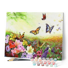Load image into Gallery viewer, paint by numbers | Butterflies and Flowers | advanced animals butterflies flowers | FiguredArt