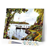 paint by numbers | American coast | intermediate ships and boats | FiguredArt