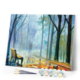 paint by numbers | Cloudy Garden | advanced landscapes | FiguredArt