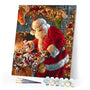 paint by numbers | Smiling Santa Claus | christmas intermediate | FiguredArt