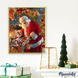 paint by numbers | Smiling Santa Claus | christmas intermediate | FiguredArt