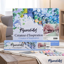 Load image into Gallery viewer, paint by numbers | Kyoto Spring Cherry | cities intermediate landscapes romance | FiguredArt
