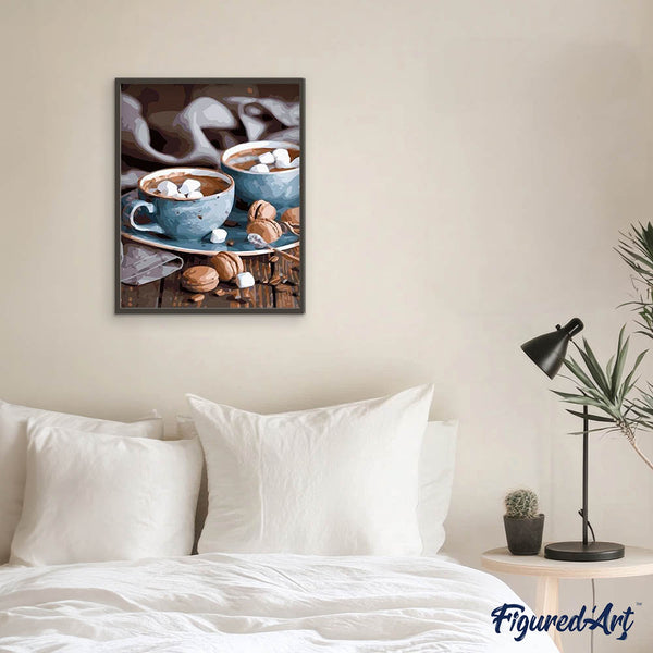 paint by numbers | Coffee with Sugar | easy kitchen | FiguredArt