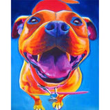paint by numbers | Dog Color Language | animals dogs intermediate | FiguredArt