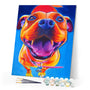 paint by numbers | Dog Color Language | animals dogs intermediate | FiguredArt