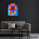 paint by numbers | Dog Color Language | animals dogs intermediate | FiguredArt