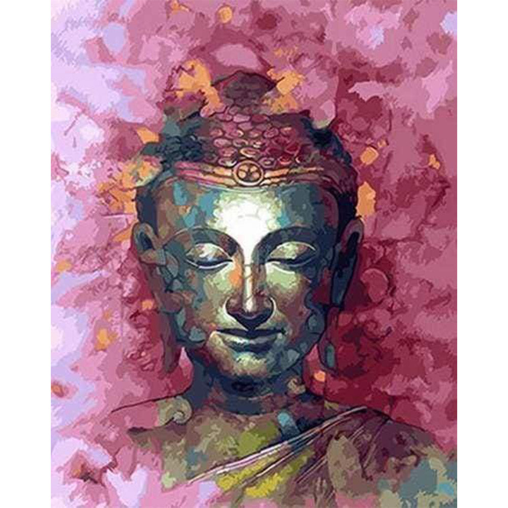 paint by numbers | Painted Buddha | intermediate portrait religion | FiguredArt