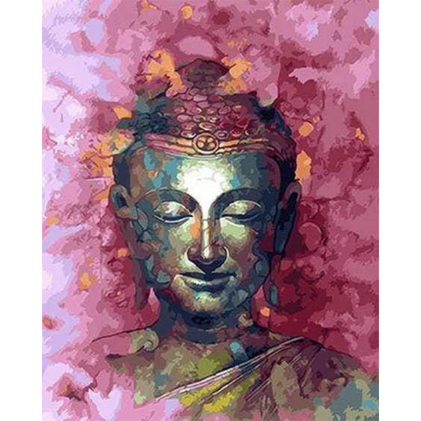 paint by numbers | Painted Buddha | intermediate portrait religion | FiguredArt