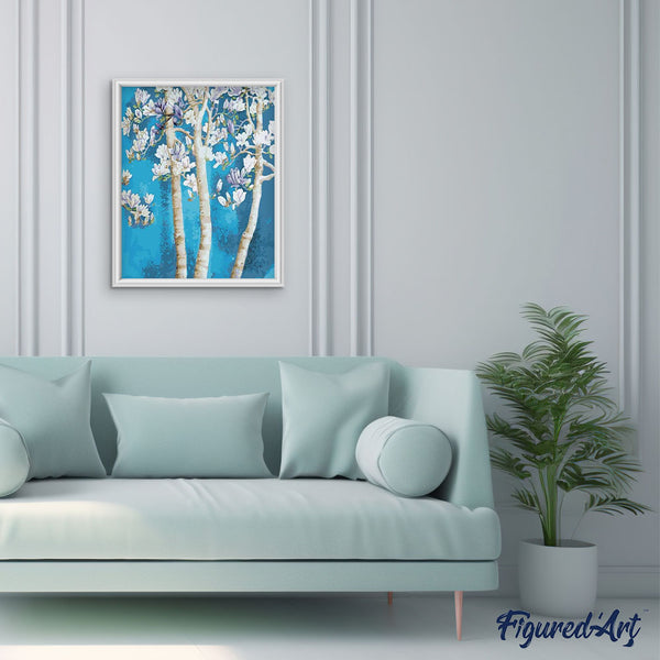 paint by numbers | Indo flowers | flowers intermediate | FiguredArt