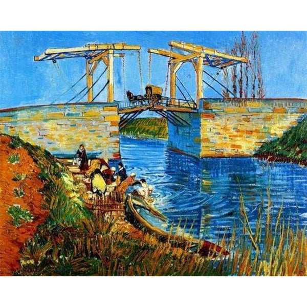 paint by numbers | Crossing Bridge | advanced landscapes | FiguredArt