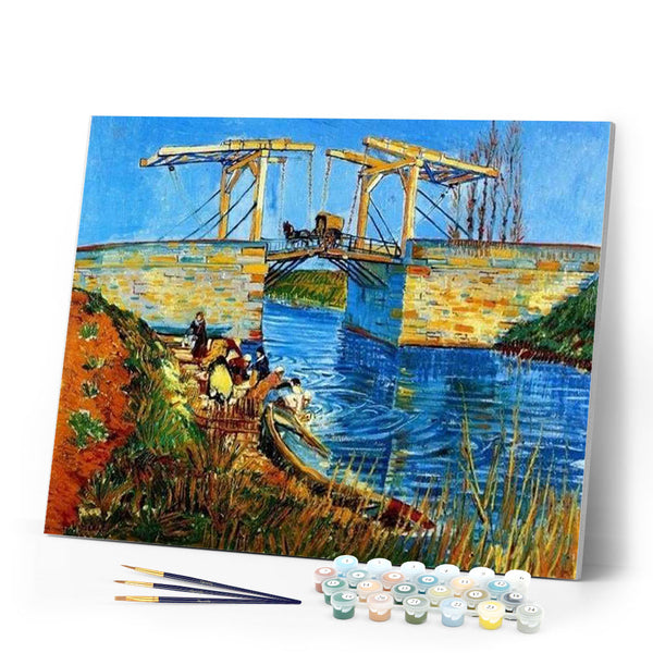 paint by numbers | Crossing Bridge | advanced landscapes | FiguredArt