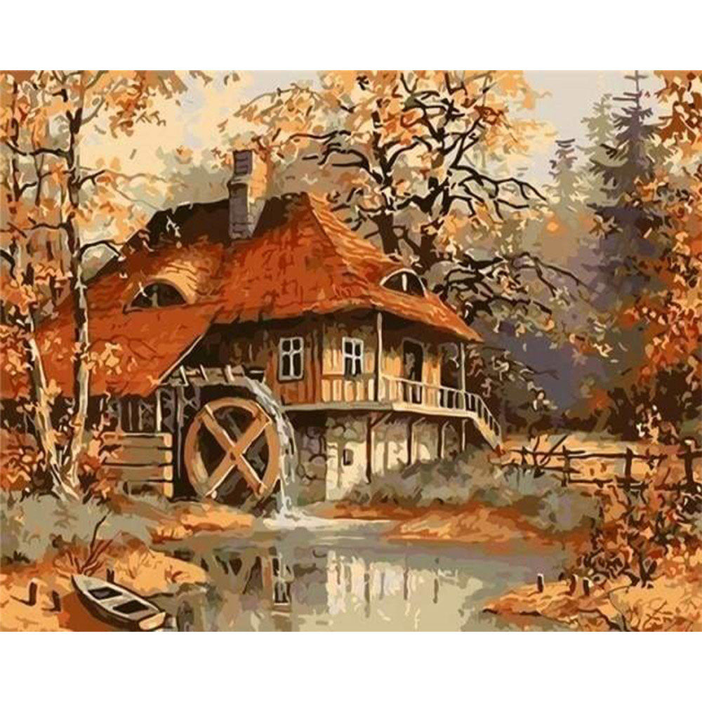 paint by numbers | Fairytale Town | cities intermediate | FiguredArt
