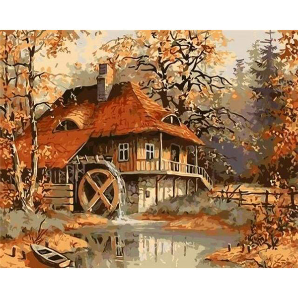 paint by numbers | Fairytale Town | cities intermediate | FiguredArt