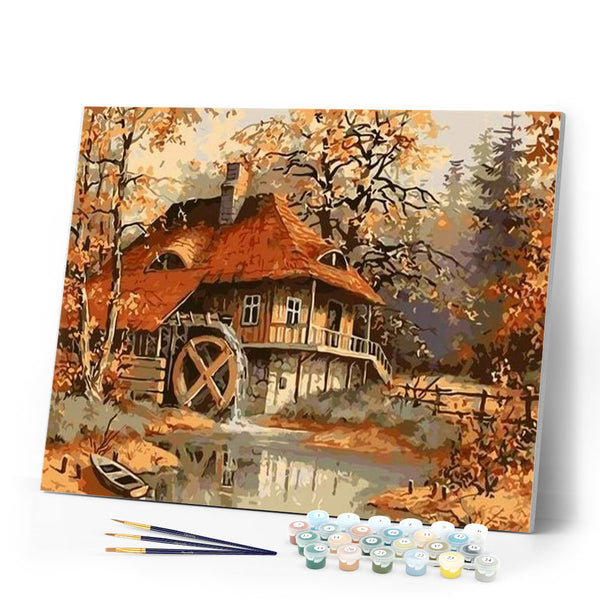 paint by numbers | Fairytale Town | cities intermediate | FiguredArt