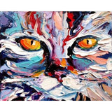 paint by numbers | Painted Cat | advanced animals cats | FiguredArt