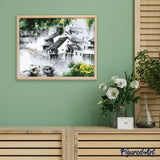 paint by numbers | Dream Water Town | intermediate landscapes | FiguredArt