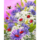paint by numbers | Insects and Flowers | advanced flowers | FiguredArt