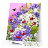 paint by numbers | Insects and Flowers | advanced flowers | FiguredArt