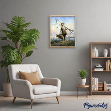 Load image into Gallery viewer, paint by numbers | Cat Fishing | advanced animals cats | FiguredArt