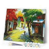 paint by numbers | Autumn Leaves | easy landscapes | FiguredArt