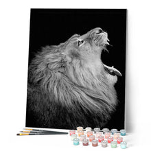 Load image into Gallery viewer, paint by numbers | Lion Profile | advanced animals lions | FiguredArt