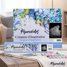 Load image into Gallery viewer, paint by numbers | Lion Profile | advanced animals lions | FiguredArt