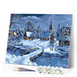 paint by numbers | Winter landscape | intermediate landscapes | FiguredArt