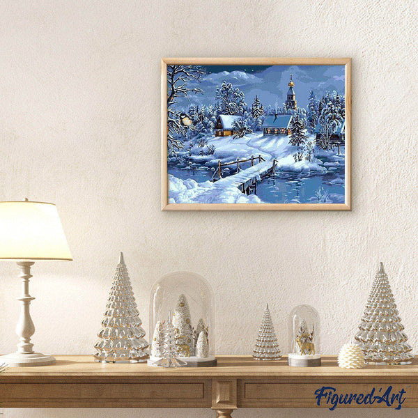 paint by numbers | Winter landscape | intermediate landscapes | FiguredArt