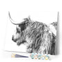 paint by numbers | Yak attacking | advanced animals bison and yaks | FiguredArt