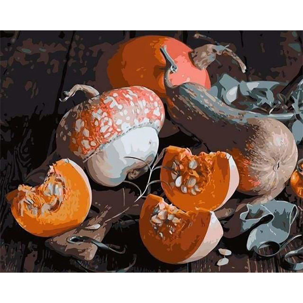 paint by numbers | Pumpkin | easy kitchen | FiguredArt