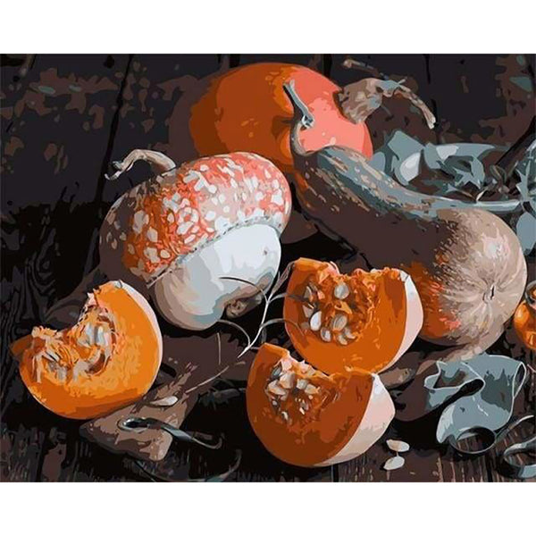 paint by numbers | Pumpkin | easy kitchen | FiguredArt