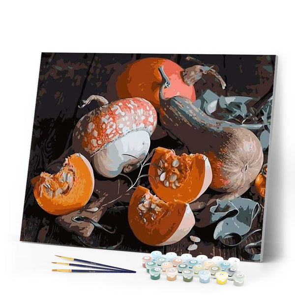 paint by numbers | Pumpkin | easy kitchen | FiguredArt
