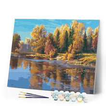 Load image into Gallery viewer, paint by numbers | River in France | intermediate landscapes | FiguredArt