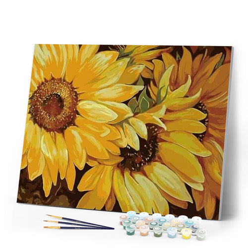 paint by numbers | Sunflower In Full Bloom | easy flowers | FiguredArt