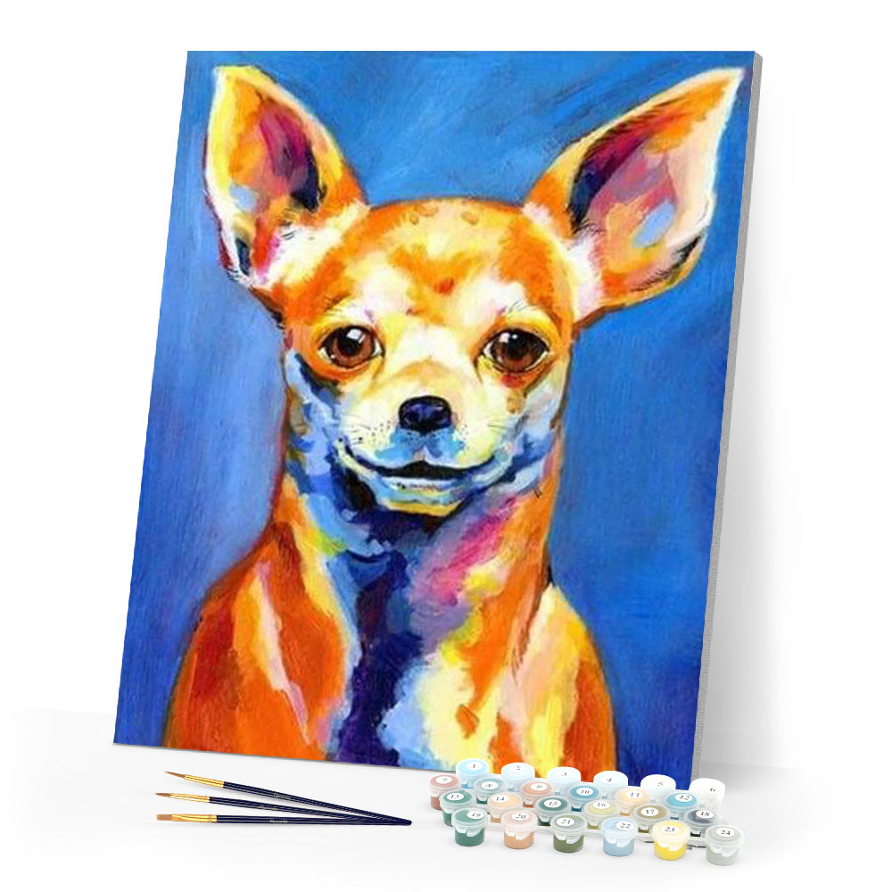 paint by numbers | Smart Dog | advanced animals dogs | FiguredArt