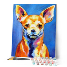 Load image into Gallery viewer, paint by numbers | Smart Dog | advanced animals dogs | FiguredArt