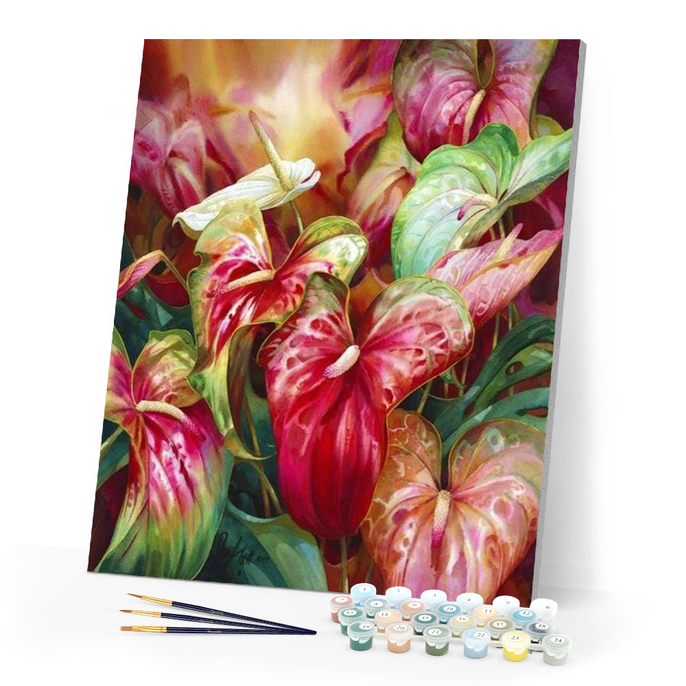 paint by numbers | Multi Flowers | advanced flowers | FiguredArt