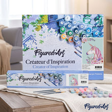 Load image into Gallery viewer, paint by numbers | Pink Unicorn | animals easy kids unicorns | FiguredArt