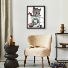 Load image into Gallery viewer, paint by numbers | Cat Bucks | animals beginners cats easy kitchen | FiguredArt